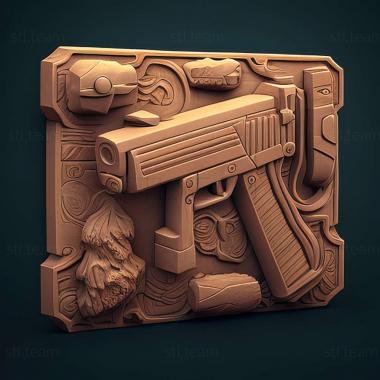 3D model Gunslugs 2 game (STL)